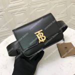 Burberry Belted Leather TB Bag Black