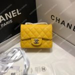 Chanel Mini Flap Bag Yellow