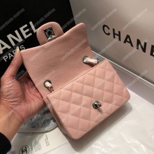 Chanel Mini Flap Bag Pink - Image 3