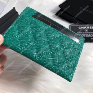 Chanel Boy Card Holder Green - Image 5