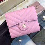 Chanel Classic Small Flap Wallet Pink