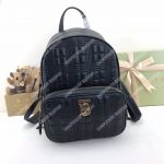 Burberry Quilted Check Lambskin Backpack Black