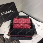 Chanel Flap Bag Iimitation Pearls Red
