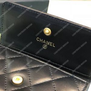 Chanel Boy Small Flap Wallet Black - Image 5