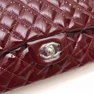 Chanel Classic Medium Flap Bag Burgundy - Image 6