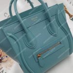 Celine Nano Luggage Tote Aqua