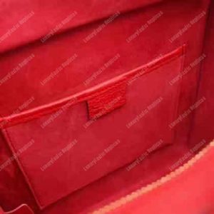 Celine Nano Luggage Tote Red - Image 8