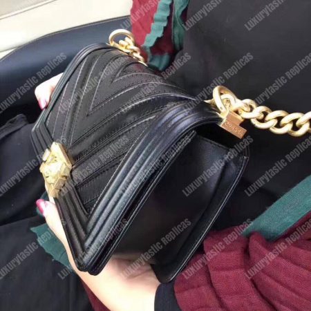 Chanel Medium Boy Flap Bag Black - Image 6