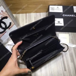 Chanel Le Boy Wallet On Chain – WOC Black Quilted Lambskin Gold-Toned - Image 6