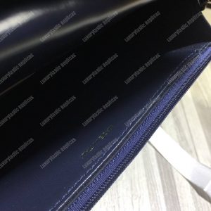 Chanel Le Boy Wallet On Chain – WOC Dark Blue Quilted Lambskin Gold-Toned - Image 8