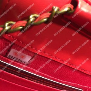 Chanel Le Boy Wallet On Chain – WOC Red Quilted Lambskin Gold-Toned - Image 6