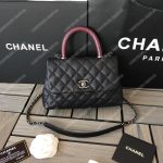 Chanel Small Flap Bag With Top Handle Black