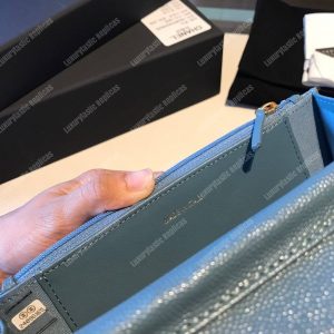 Chanel Le Boy Wallet On Chain – WOC Veridian Caviar Gold-Toned - Image 8