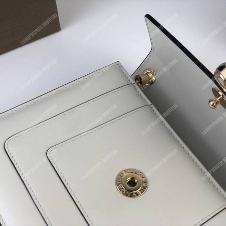 BVL Serpenti Forever Flap Cover Bag White Agate - Image 9