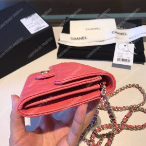 Chanel Classic Clutch With Chain – CWC Caviar Pink Silver-Toned - Image 5