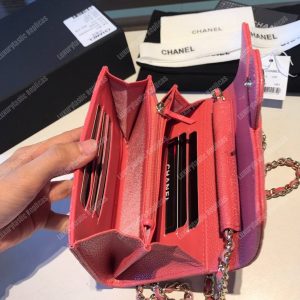 Chanel Classic Clutch With Chain – CWC Caviar Pink Silver-Toned - Image 8