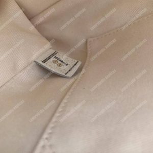 Chanel Flap Bag With Top Handle White - Image 9