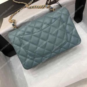 Chanel Mini Flap Bag Dark Grey - Image 3