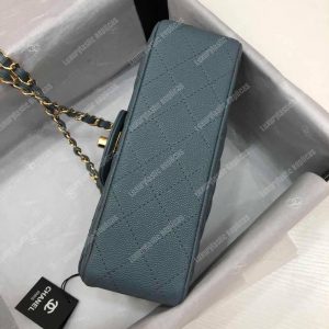 Chanel Mini Flap Bag Dark Grey - Image 6