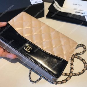 Chanel Wallet On Chain – WOC Aged & Smooth Calfskin White - Image 5