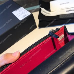 Chanel Wallet On Chain – WOC Aged & Smooth Calfskin Black - Image 9