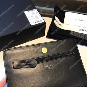 Chanel Wallet On Chain – WOC Aged & Smooth Calfskin Black - Image 7