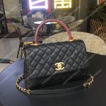 Chanel Flap Bag With Top Handle Black