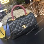 Chanel Small Flap Bag With Top Handle Black
