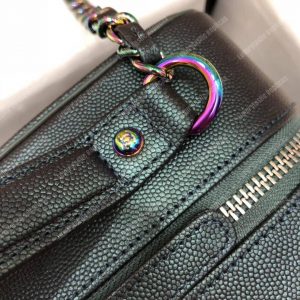 Chanel Large Vanity Case Dark Turquoise - Image 5