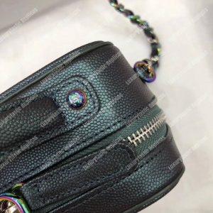 Chanel Small Vanity Case Dark Turquoise - Image 6