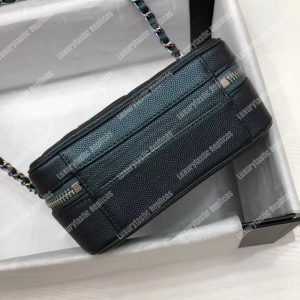 Chanel Small Vanity Case Dark Turquoise - Image 7