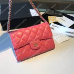 Chanel Classic Clutch With Chain – CWC Lambskin Pink Silver-Toned
