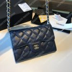 Chanel Classic Clutch With Chain – CWC Lambskin Blue Silver-Toned