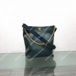 Chanel Hobo Handbag Green
