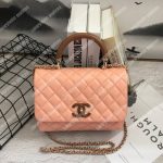Chanel Flap Bag With Top Handle Beige