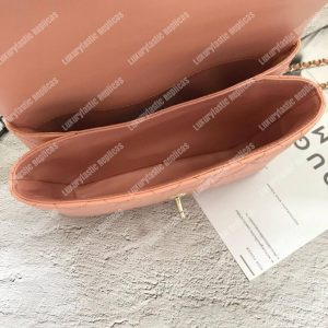 Chanel Flap Bag With Top Handle Beige - Image 8