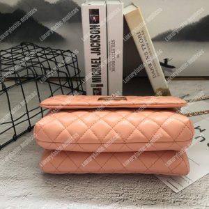 Chanel Flap Bag With Top Handle Beige - Image 4