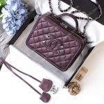Chanel Medium Vanity Case Burgundy