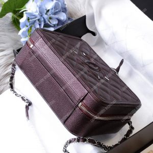 Chanel Medium Vanity Case Burgundy - Image 6