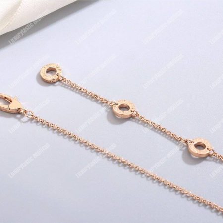 Bvlgari B.Zero1 Necklace Rose Gold Brown - Image 3