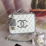 Chanel Large Vanity Case White