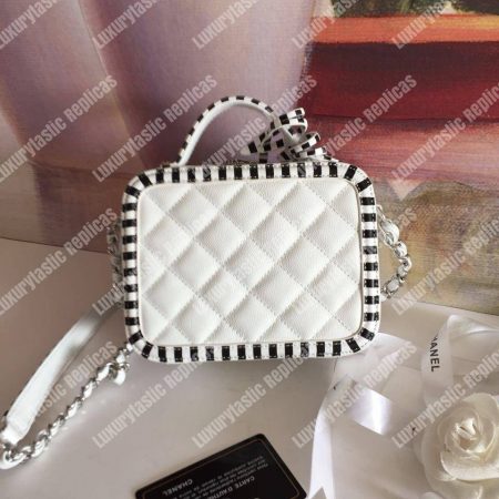 Chanel Small Vanity Case White - Image 6