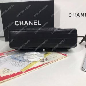 Chanel Classic Medium Handbag Black - Image 6
