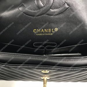 Chanel Classic Medium Handbag Black - Image 9