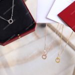 Cartier Love 2 Diamonds Necklace Replica