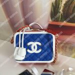 Chanel Medium Vanity Case Dark Blue