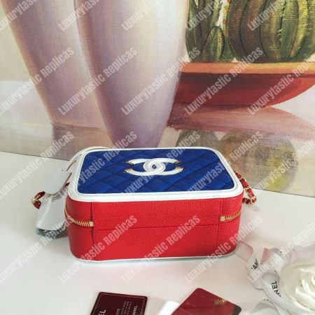 Chanel Medium Vanity Case Dark Blue - Image 5