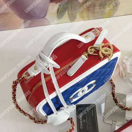 Chanel Medium Vanity Case Dark Blue - Image 3