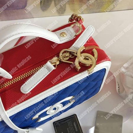 Chanel Medium Vanity Case Dark Blue - Image 4