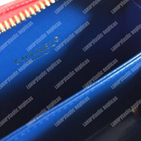 Chanel Small Vanity Case Dark Blue - Image 8